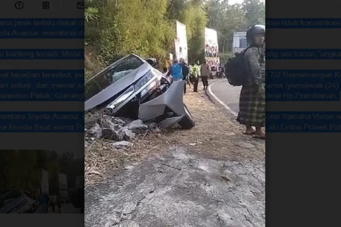 Nekat Nyalip di Tanjakan...