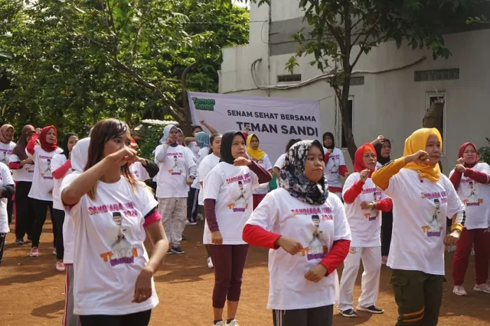 Teman Sandi Gelar Senam...