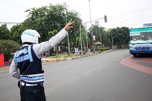 Viral! Polisi dan Dishub...