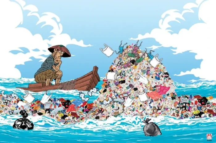 Sampah Plastik di Kampung...