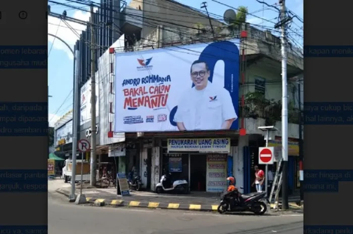 Tulisan pada Baliho...
