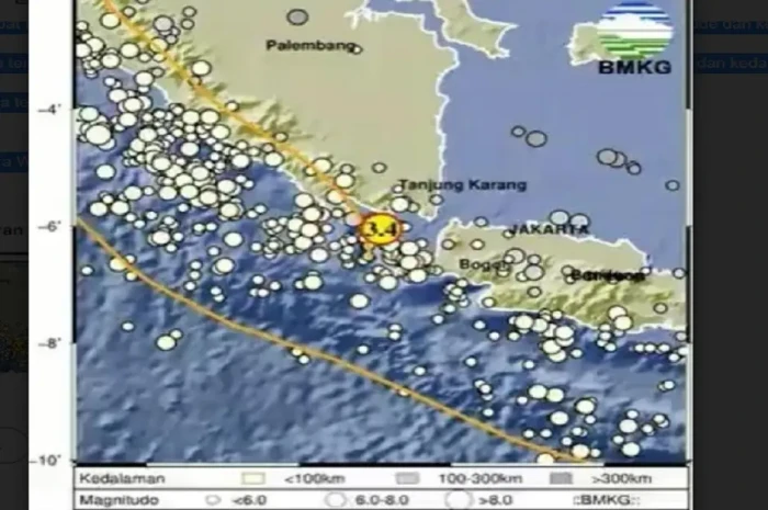 Gempa Bumi Guncang Lampung...