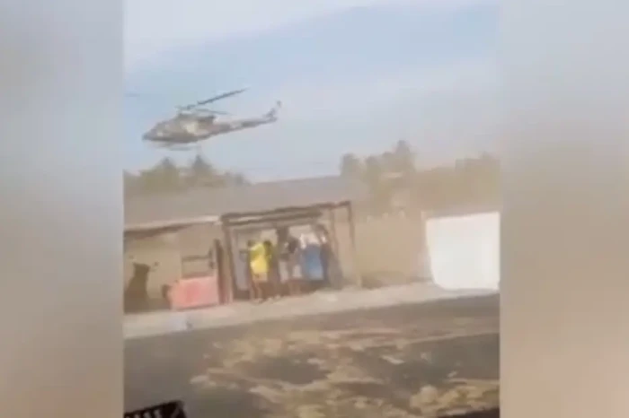 Viral! Helikopter Porak...
