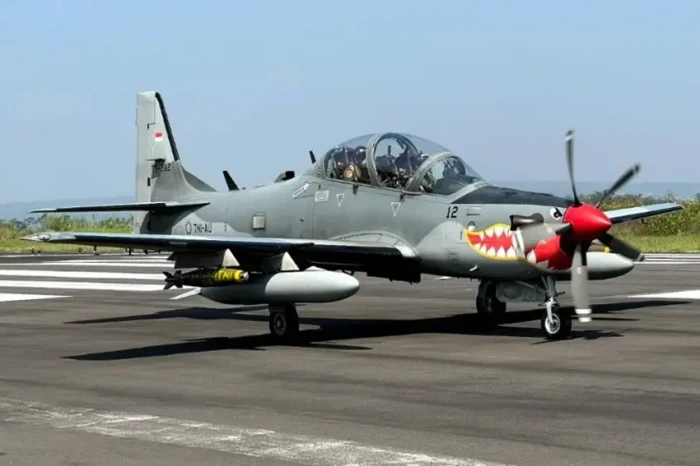 Super Tucano yang Jatuh...