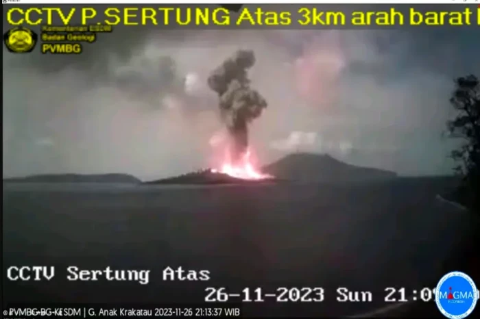 PVMBG: Gunung Anak Krakatau...
