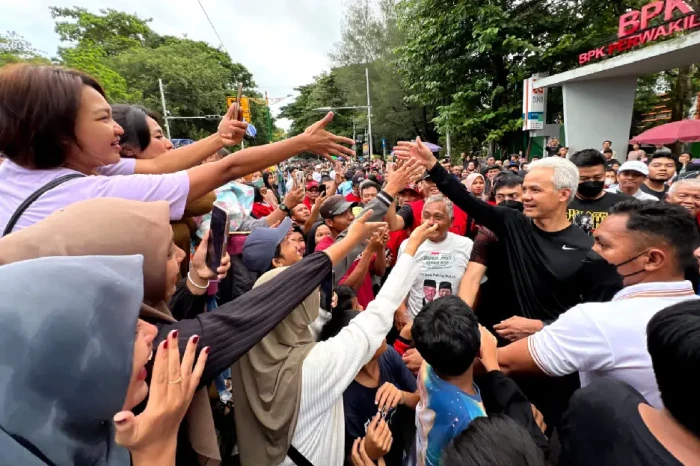 Keseruan Ganjar Berolahraga...