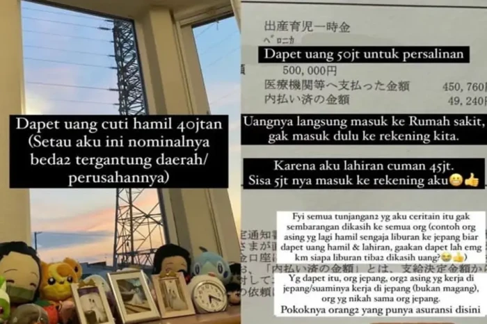 Viral! Lahiran di Jepang,...