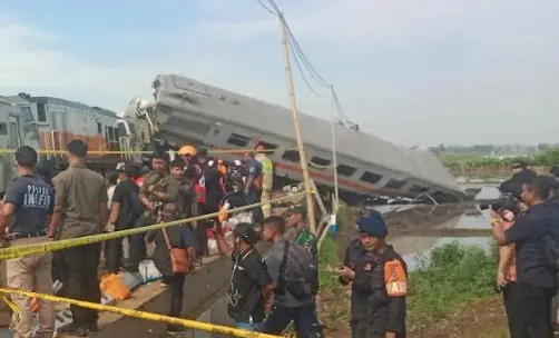 Update Tabrakan Kereta...