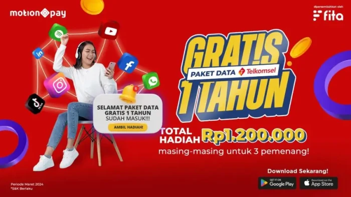 Gratis Internetan selama...