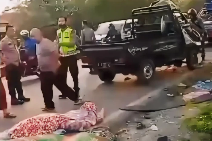 Mobil Rombongan Pengajian...