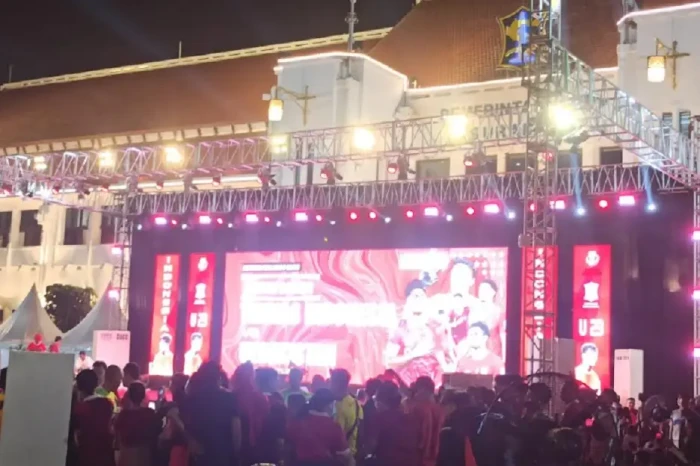 Nobar Indonesia vs Uzbekistan,...