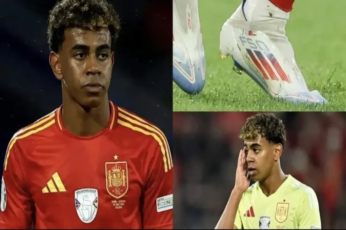 Lamine Yamal Pakai Sepatu...