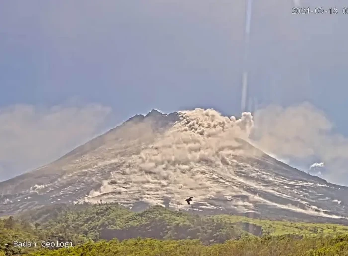 Penampakan Gunung Merapi...
