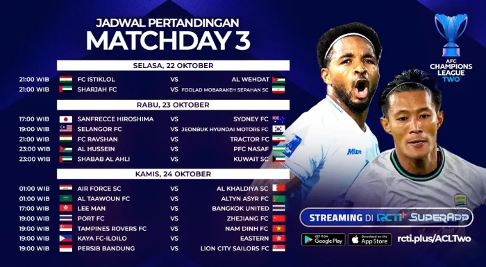 Jadwal Streaming AFC...