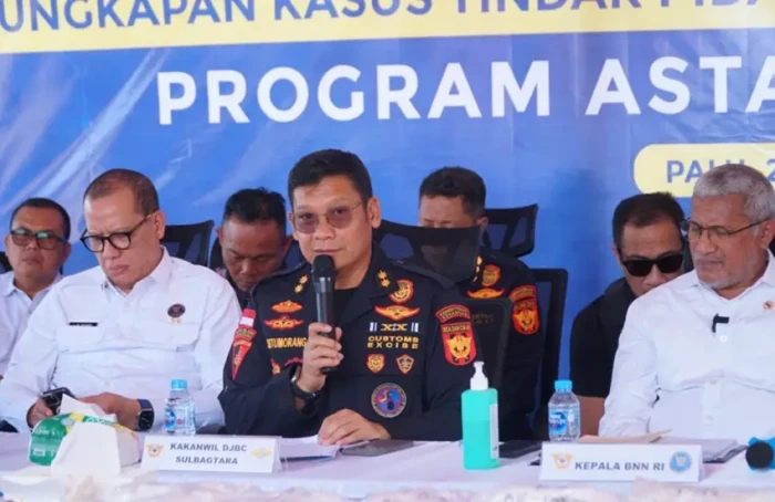 Bea Cukai dan BNN Bongkar...