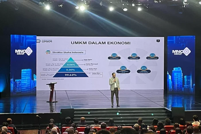 Menteri Maman saat MNC...