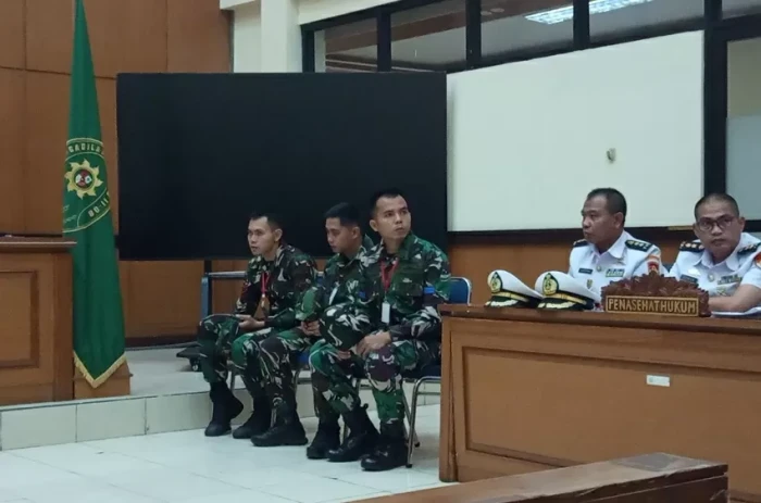 2 Anggota TNI AL Terdakwa...
