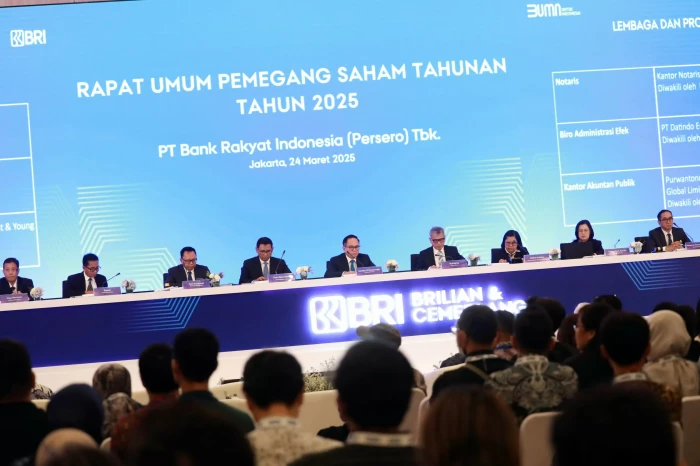 Gelar RUPST, BRI Bagi...