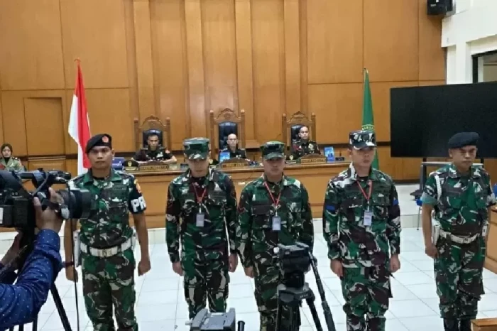 3 Anggota TNI AL Terdakwa...