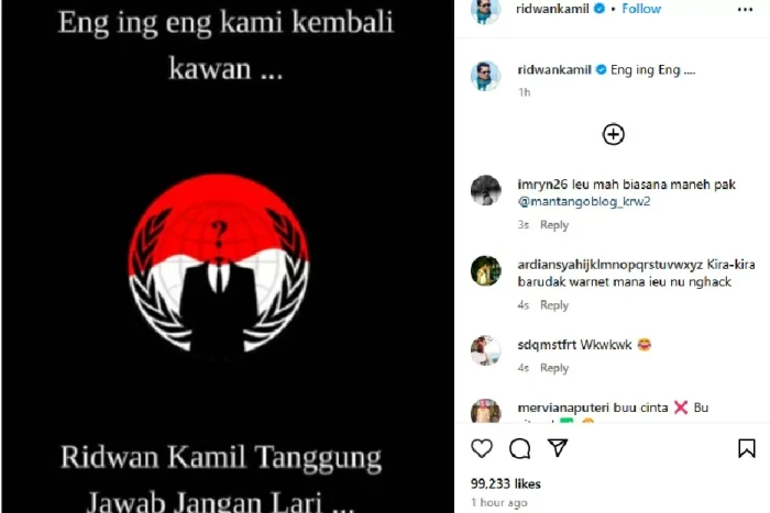 Akun Instagram Ridwan...