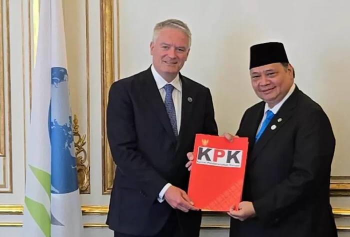 Temui Sekjen OECD, Menko...
