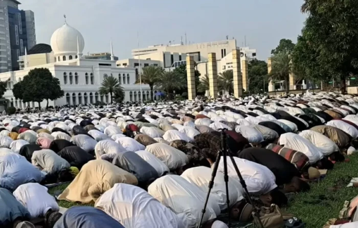 Suasana Salat Iduladha...