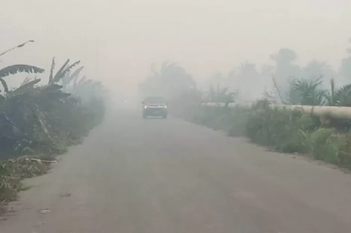 Dikepung Kabut Asap...