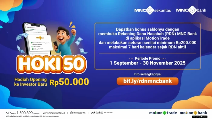 Buka RDN MNC BANK di...