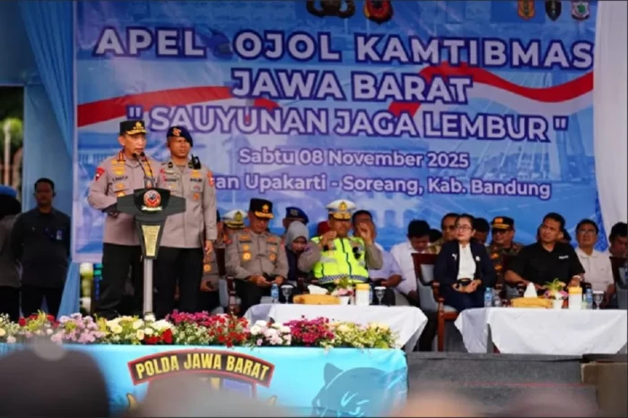 Pimpin Apel Ojol Kamtibmas...