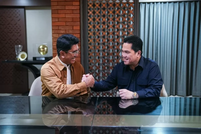 Bertemu Erick Thohir,...
