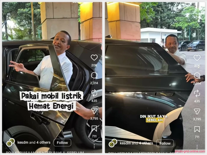 Viral! Aksi Slay Menteri...
