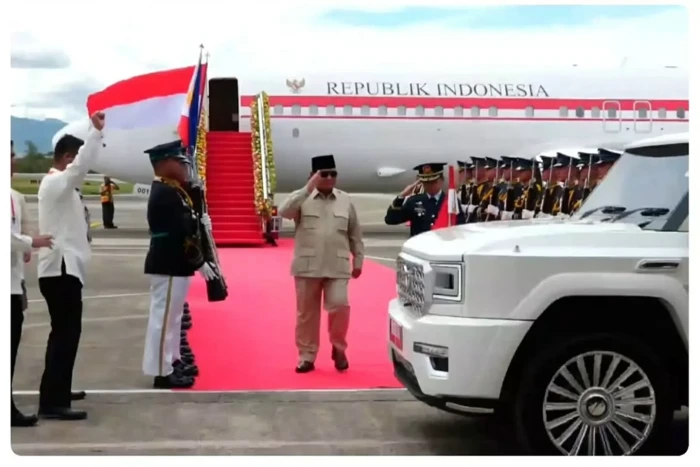 Tiba di Filipina, Prabowo...