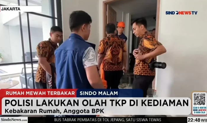 Olah TKP Rumah Anggota...