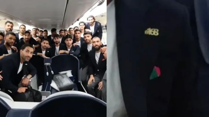 Timnas Iran Pakai Pin...