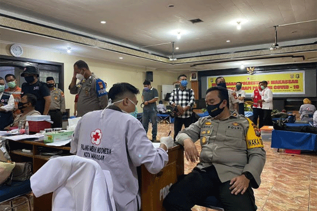 Gelar Donor Darah, Polrestabes...