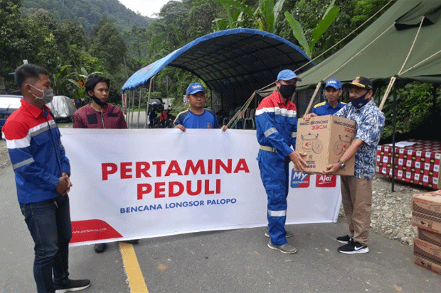 Pertamina Bantu Korban...