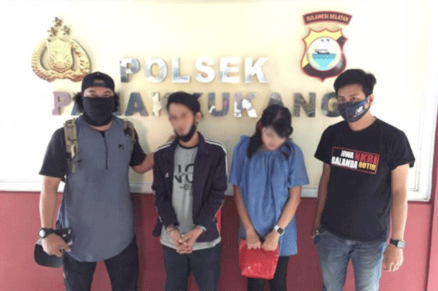 Pasutri Curi Motor Pengunjung...