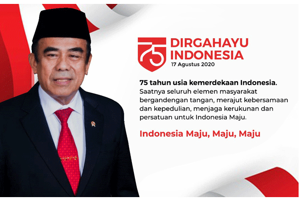 HUT ke-75 RI, Menag...
