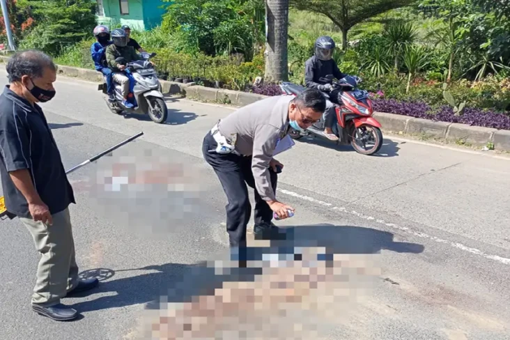 Tabrak Pembatas Jalan,...