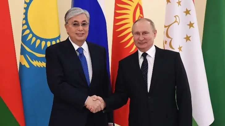 Putin dan Tokayev Bicara...