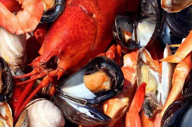 Deretan Makanan Laut...