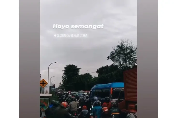 Bekasi Macet, Netizen:...