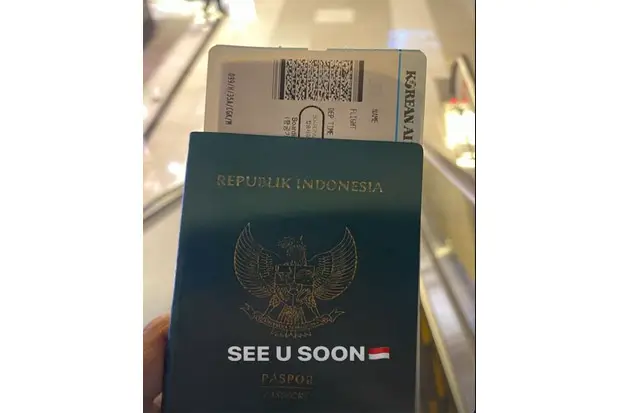 Terbang ke Korea Selatan,...