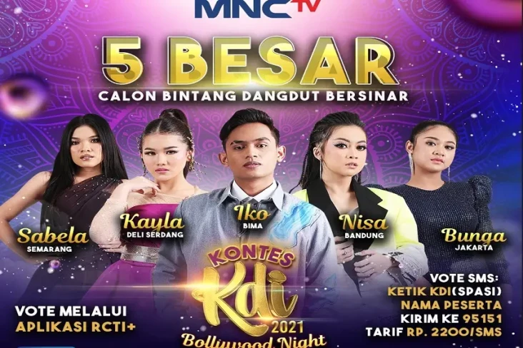 Malam Ini, 5 Kontestan...