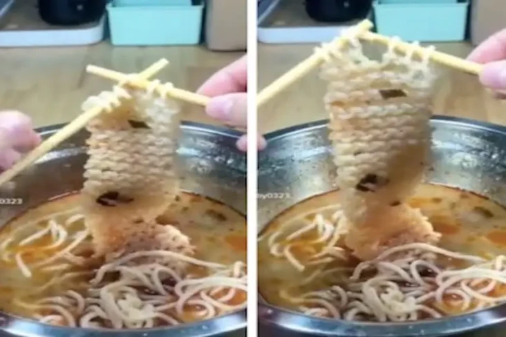 Viral! Mie Rebus Dirajut...
