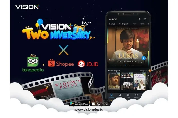 HUT ke-2, Vision+ Bagi-Bagi...