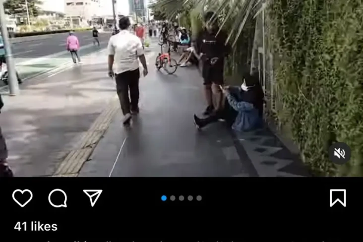 Olahraga di Bundaran...