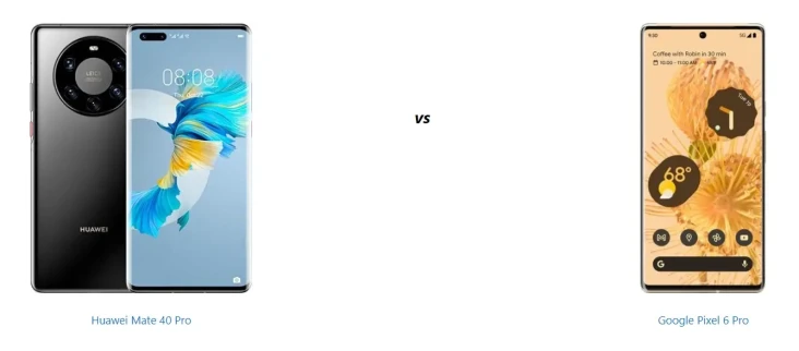 Google Pixel 6 Pro vs...