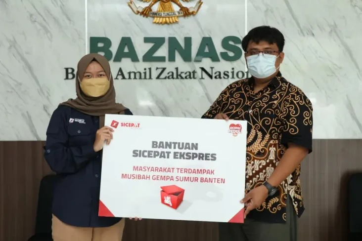 Melalui BAZNAS, SiCepat...