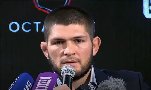 Khabib Nurmagomedov...